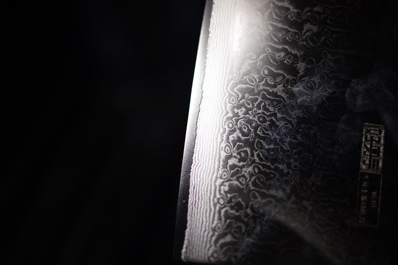 纯手工锻打 67层钢锻造 好身手大马士革切片刀