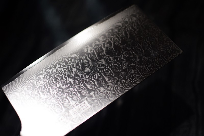 纯手工锻打 67层钢锻造 好身手大马士革切片刀