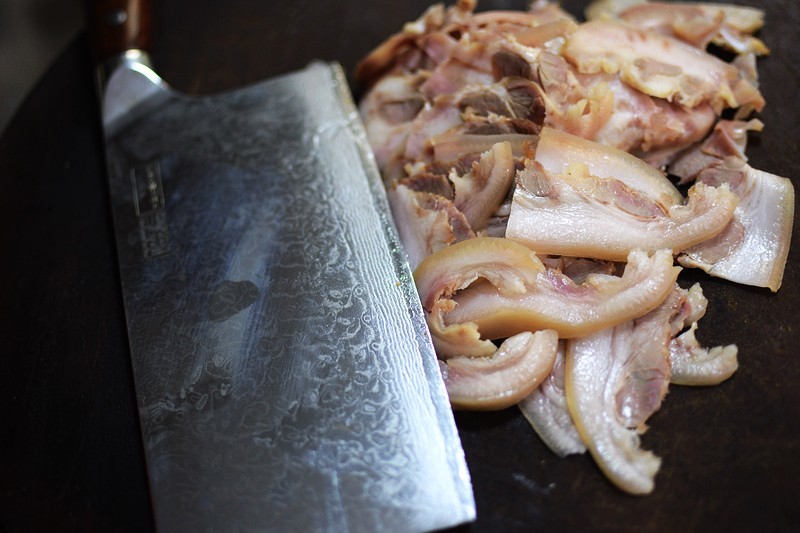 纯手工锻打 67层钢锻造 好身手大马士革切片刀