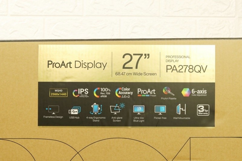 色彩丰富精准度高 消费级专业显示器华硕ProArt PA278QV测评体验