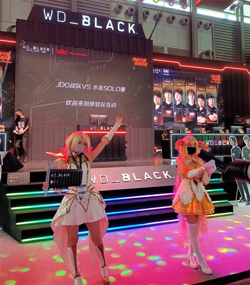 #2021ChinaJoy# ChinaJoy 2021圆满落幕！WD_BLACK系列产品精彩瞬间和模特值得回顾