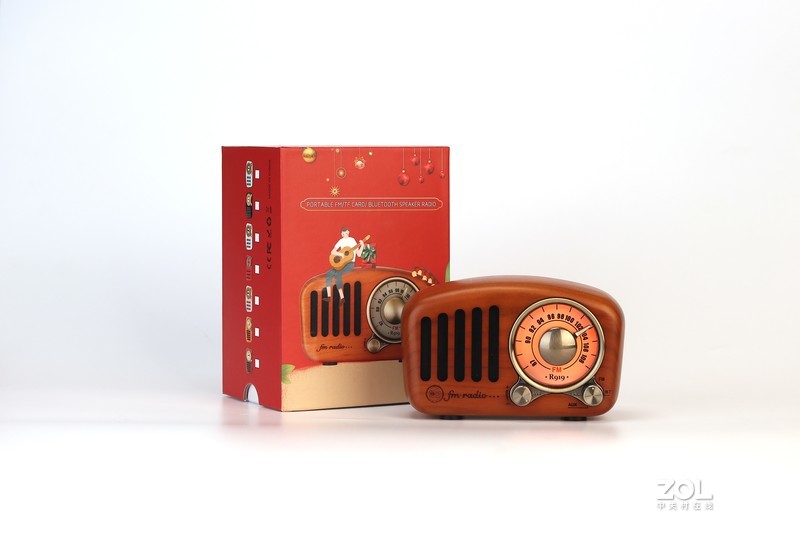 复古怀旧颜值担当 音之谣R919蓝牙小音箱 创意FM收音机小音箱