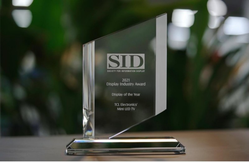 最大赢家！TCL X10获SID 2021年度最佳显示产品奖，夯实领跑者地位