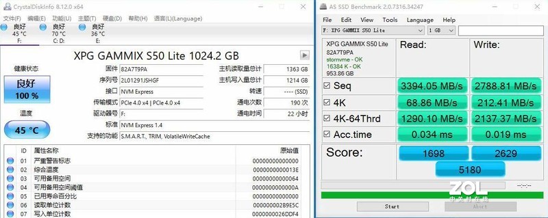 入门级PCIe4.0固态新选择，XPG翼龙S50 Lite固态上手体验