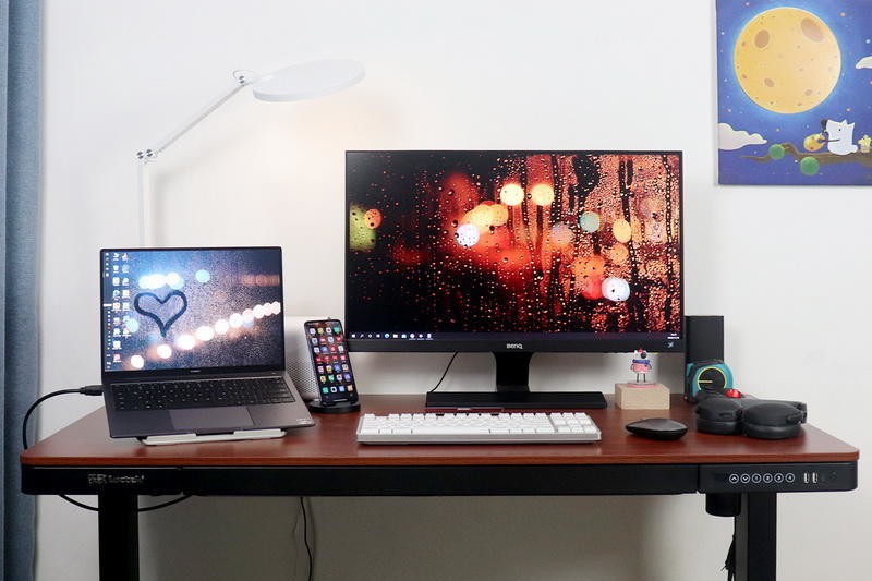 是时候换掉你的旧书桌了！乐歌E5M电动升降桌，坐立换姿不疲劳