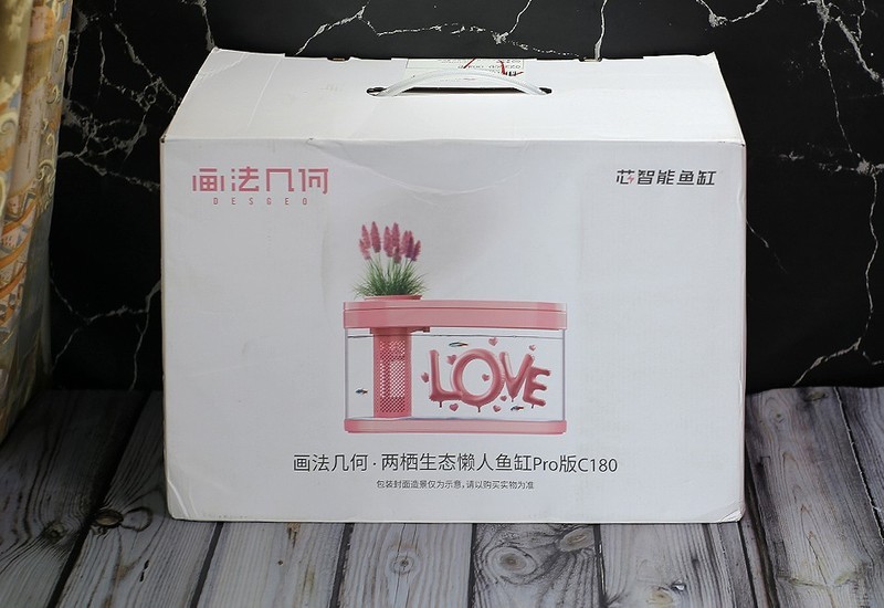 生态养鱼好搭档，画法几何两栖生态鱼缸开箱初体验
