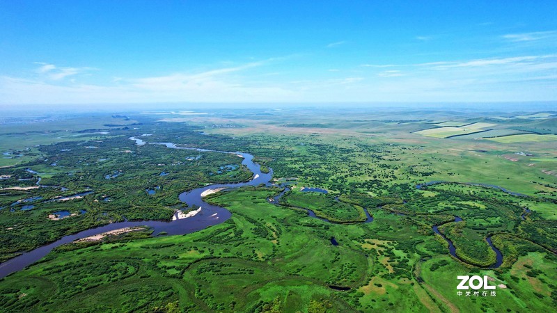 大疆Air2S航拍海拉尔河