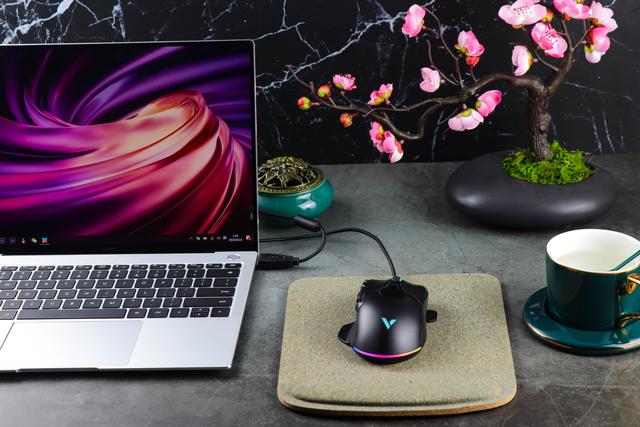 明明很好看，非要拼实力。上手雷柏V330红外电竞鼠标