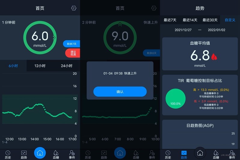 帮你时刻监测血糖数据，养成健康饮食的好参谋