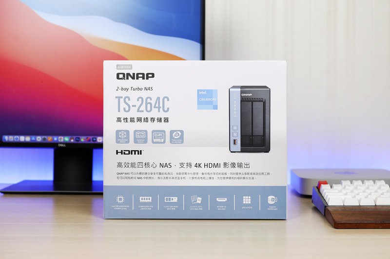 英特尔N5105、双M.2 SSD插槽，性能飙升，威联通TS-264C上手体验