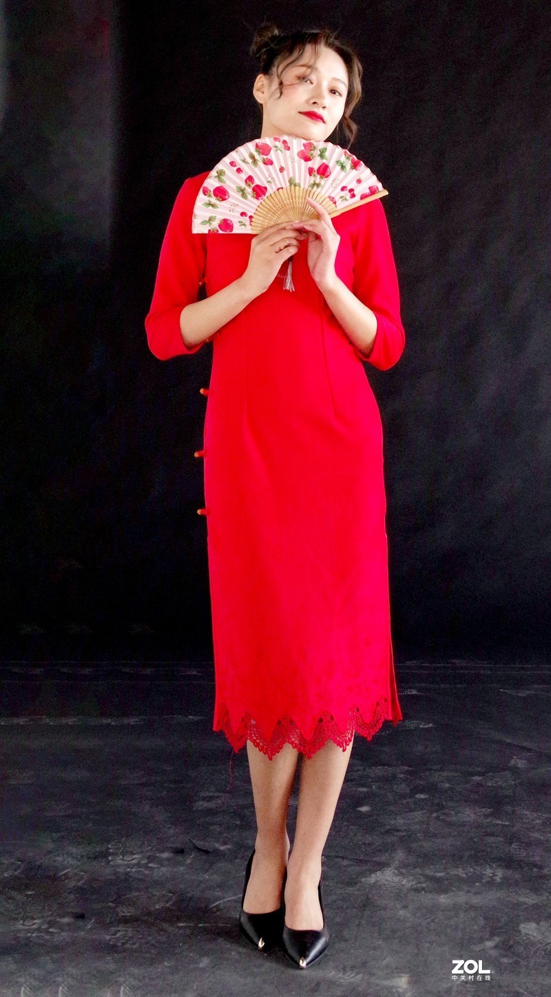 一组蹭拍---红衣少女【明眸皓齿】