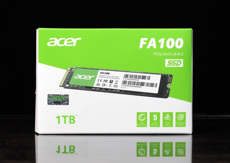 宏碁 FA100 1TB M.2 SSD评测：高效能 性价比之选