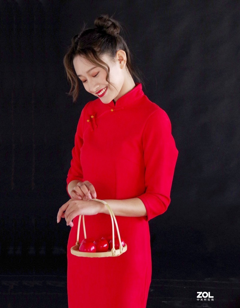 一组蹭拍---红衣少女【明眸皓齿】