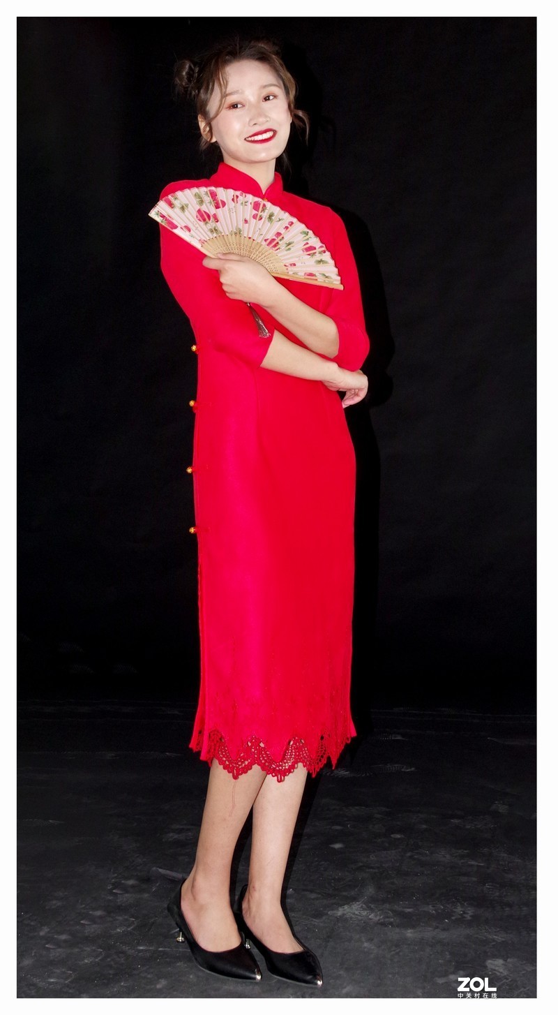 一组蹭拍---红衣少女【明眸皓齿】