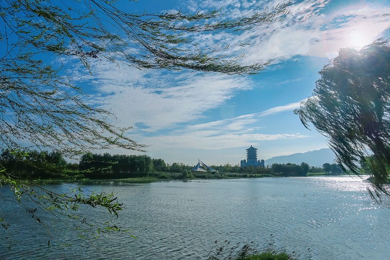 骑行汶河观风云