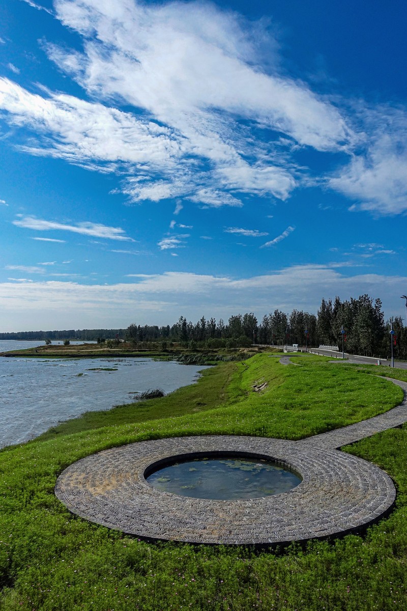 骑行汶河观风云