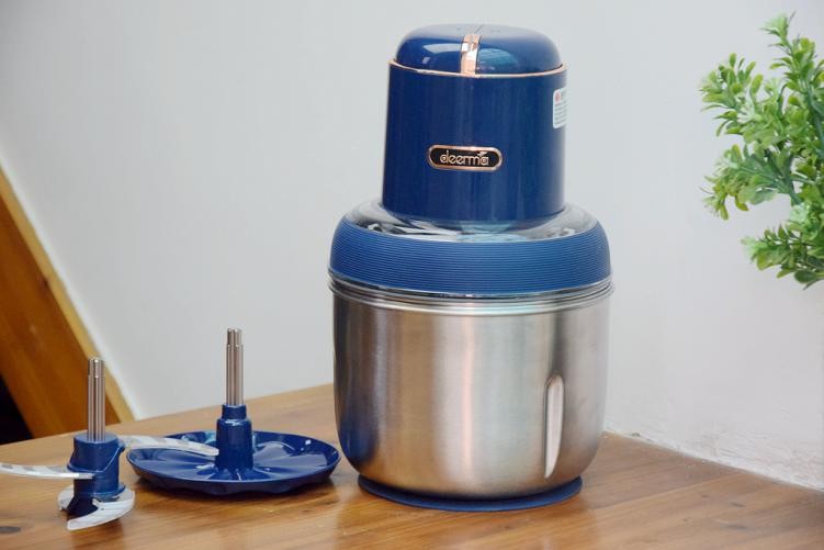 碎食料理不求人，德尔玛无线大马力套娃绞肉机，助爱妻轻松下厨