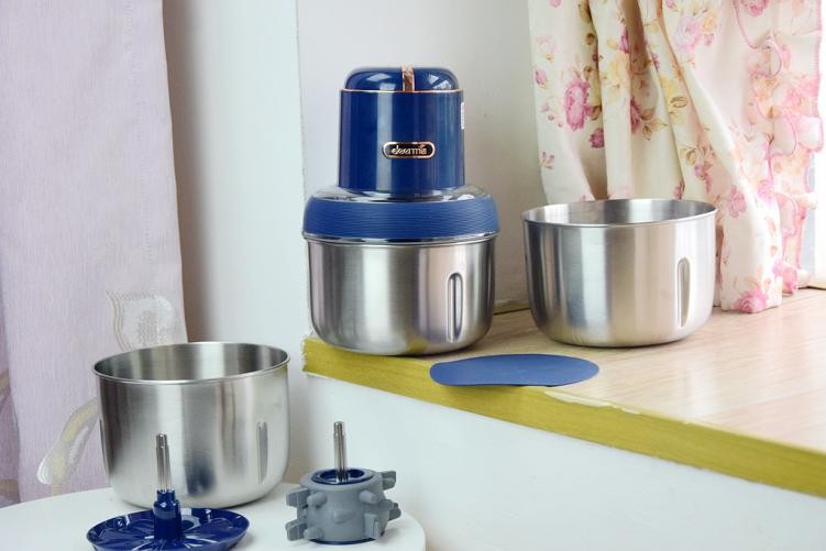 碎食料理不求人，德尔玛无线大马力套娃绞肉机，助爱妻轻松下厨