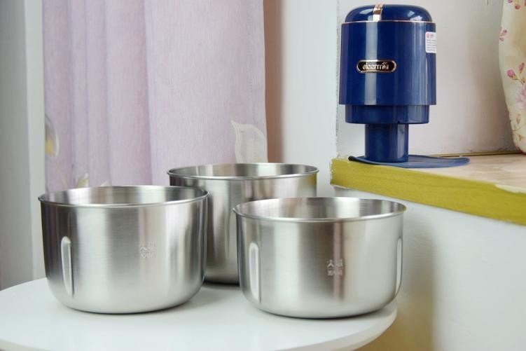 碎食料理不求人，德尔玛无线大马力套娃绞肉机，助爱妻轻松下厨