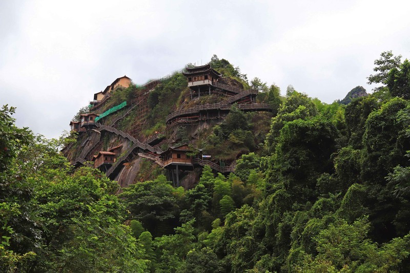 游览江西上饶望仙谷风景区一