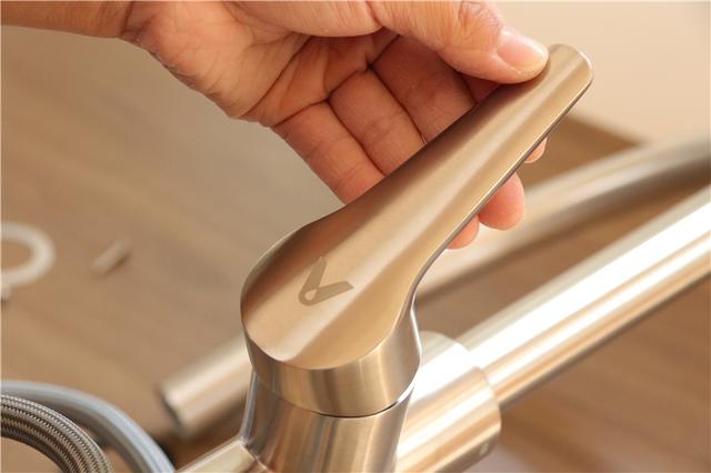 用料厚道可伸缩，双模用水可选，云米抽拉水龙头体验