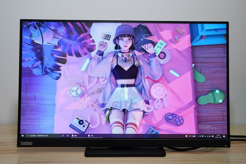 联想ThinkVision23.8英寸 商务办公显示器E24q开箱