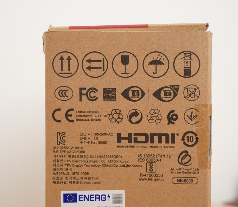 联想ThinkVision23.8英寸 商务办公显示器E24q开箱