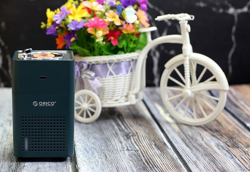 超酷炫的桌面加湿器，奥睿科唱片机好看又好用