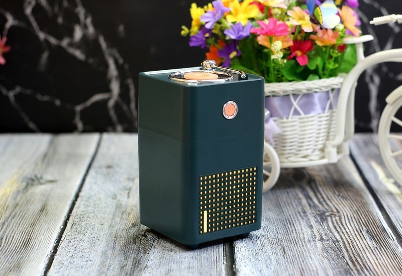 超酷炫的桌面加湿器，奥睿科唱片机好看又好用