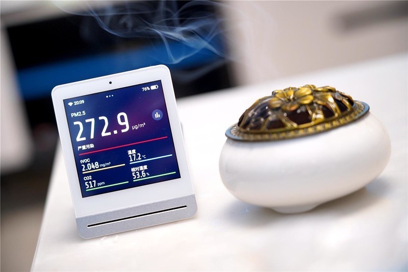 兼顾颜值和性能，测试数据准确，这款青萍空气检测仪值得拥有！