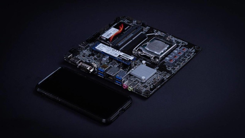 10代酷睿DC供电能否跑满？H410TM ITX装机作业