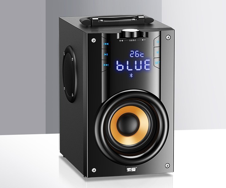 大众推荐这款便携式户外音响，不仅有好看的颜值同时具备出色的音质