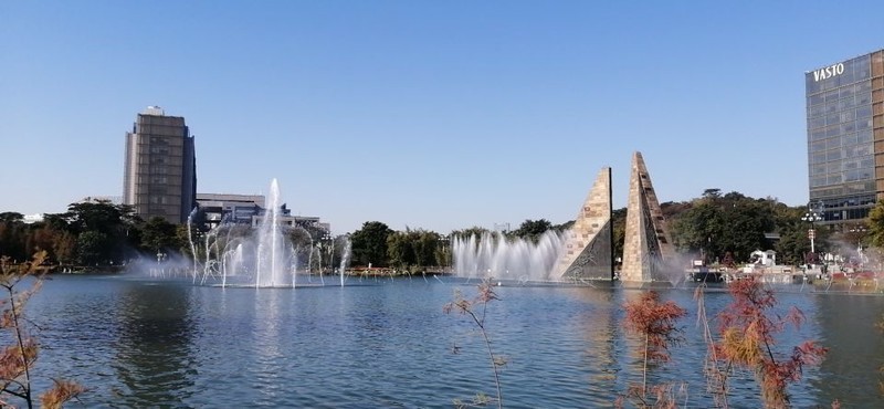 萝岗科学城广场逛逛