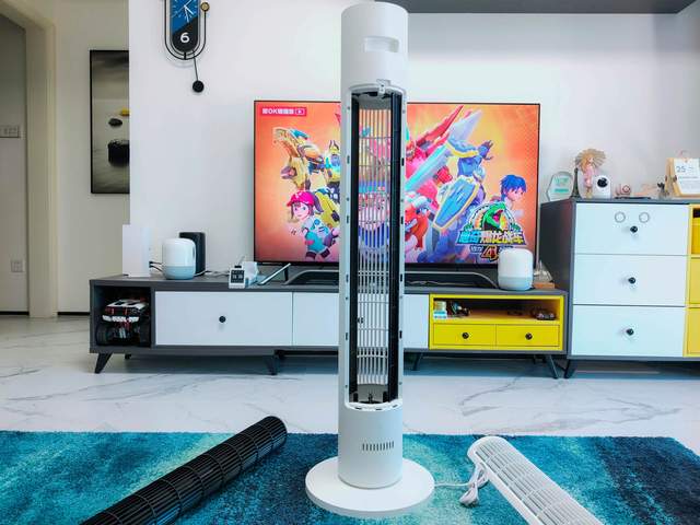 有小孩家庭必备，米家变频塔扇评测：最大风量6天一度电+150°送风