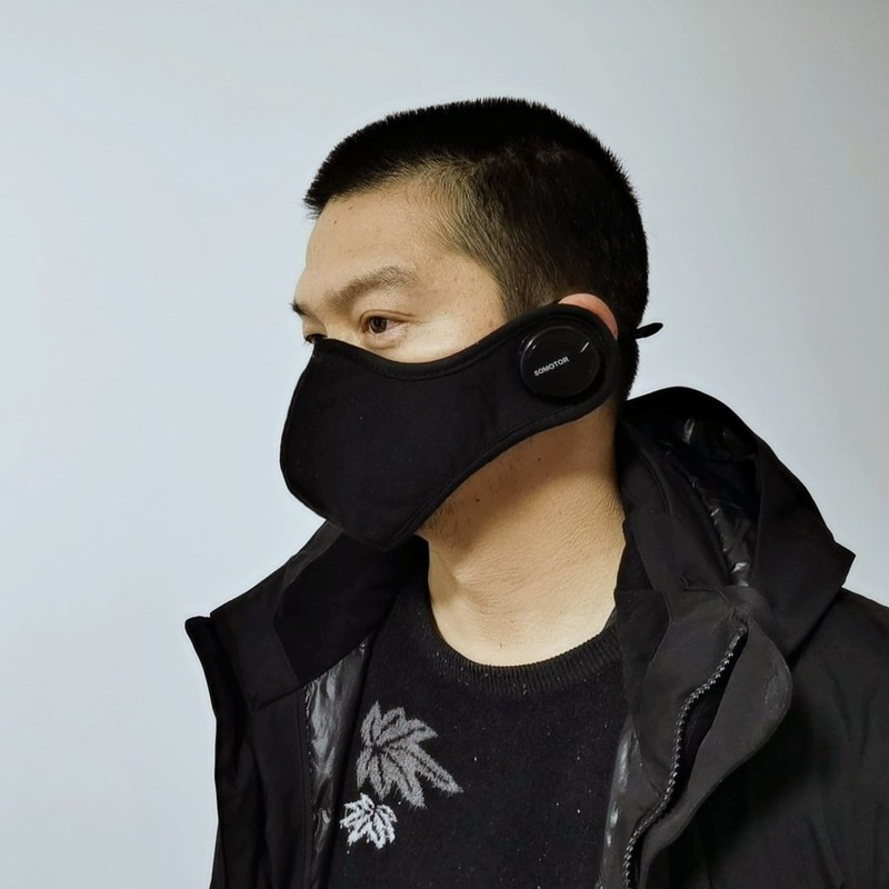 可以听歌的口罩酷不酷somotor功能耳机上手