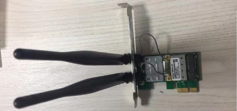 淘汰了旧的NetBooK，拆了里面的M2接口无线网卡，买了个转接卡