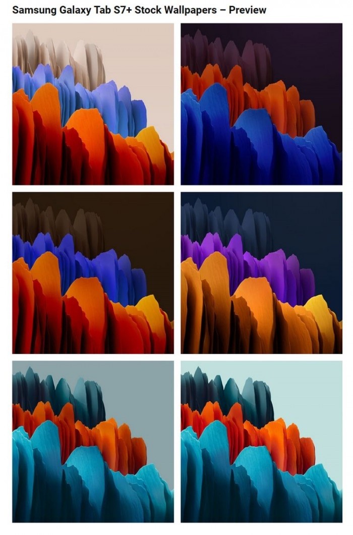 三星galaxynote20tabs7zfold2原生壁纸下载