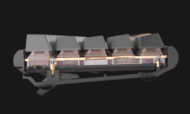 机械键盘也能玩静音，小呆虫Lite Gasket 轻弹版拆解