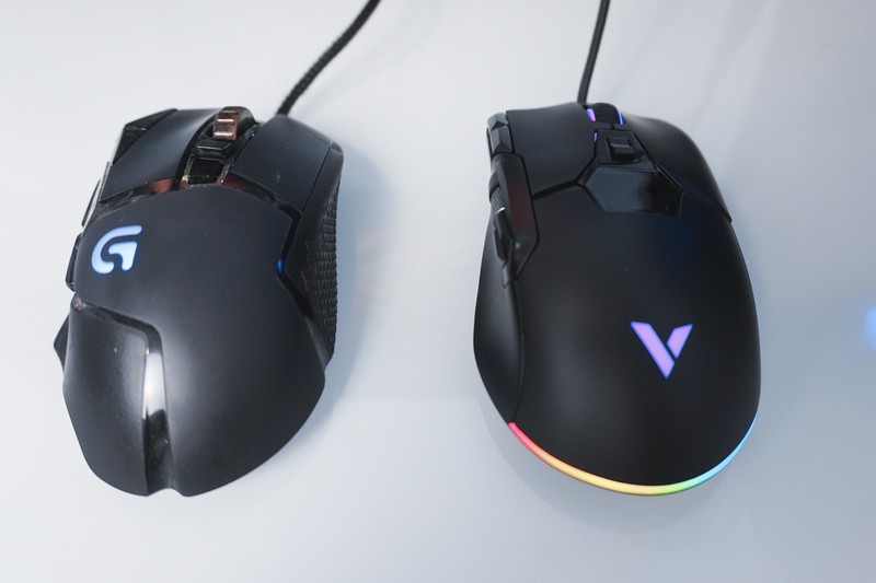 百元“小罗技”，雷柏 V330 RGB游戏鼠标 开箱