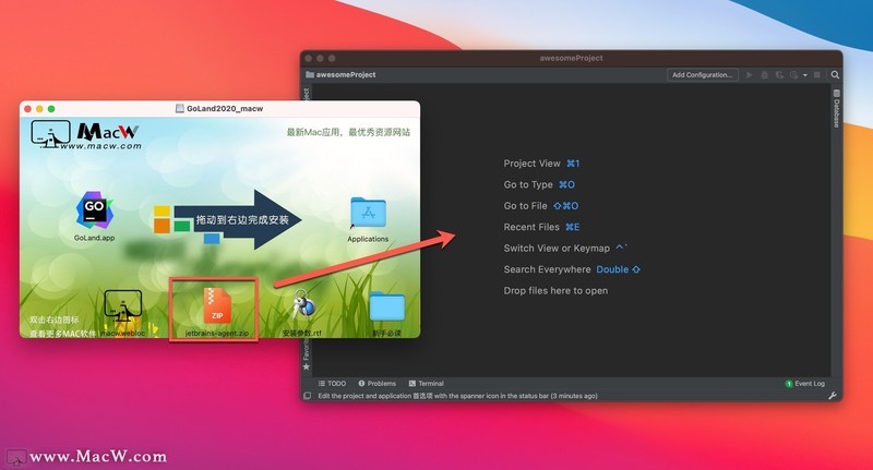 JetBrains GoLand 2020 for Mac(Go语言集成开发工具)v2020.3RC中文正式版