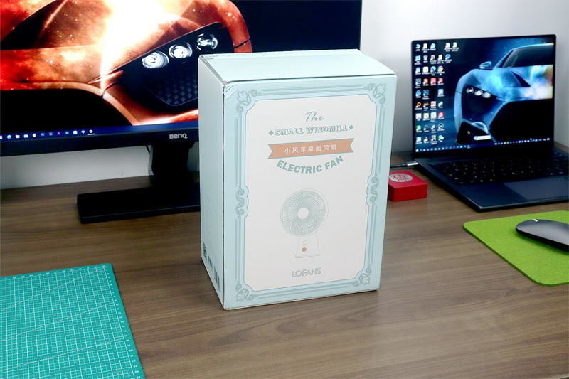 无线高续航，香风好清凉：朗菲小风车桌面风扇