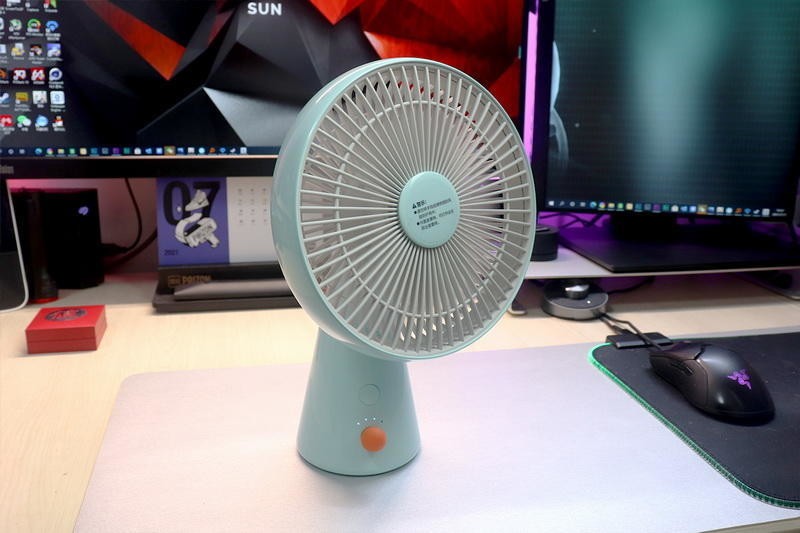 无线高续航，香风好清凉：朗菲小风车桌面风扇