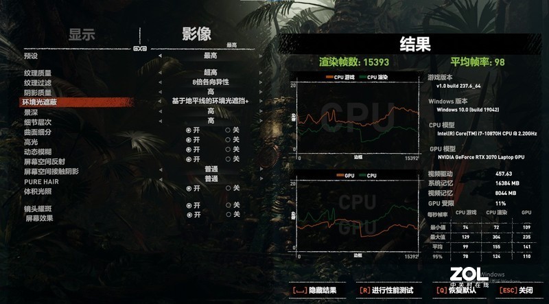RTX 30笔记本首发评测：机械师F117-X搭载135W RTX 3070