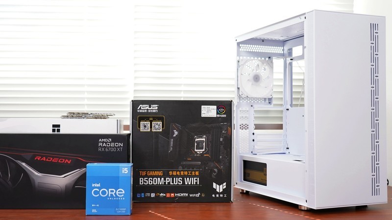 黑白配，酷睿i5 11600K+RX6700 华硕TUF B560重炮手装机配置