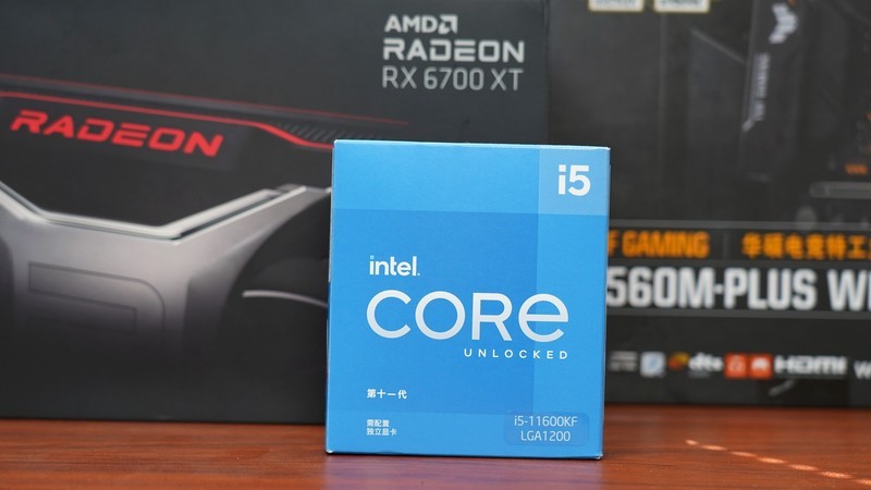 黑白配，酷睿i5 11600K+RX6700 华硕TUF B560重炮手装机配置