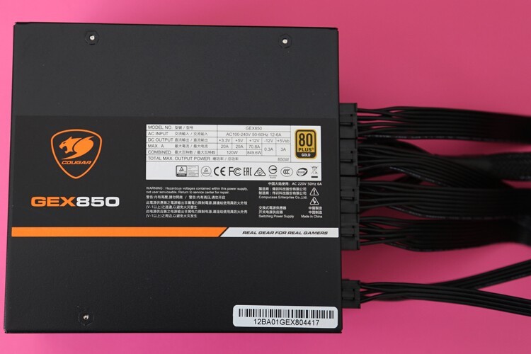 德系全模金牌电源：骨伽GEX850 850W电源开箱