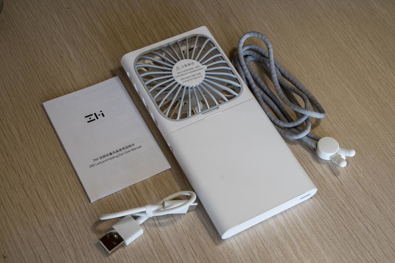 炎炎夏日外出就靠它来续命了--紫米可折叠挂脖风扇