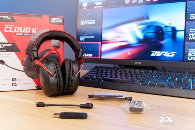 武能吃鸡辨脚步，文能降噪听音乐--HyperX Cloud II Wireless