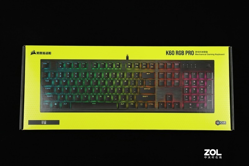 船新轴体，船新体验-海盗船K60 RGB PRO机械键盘开箱分享