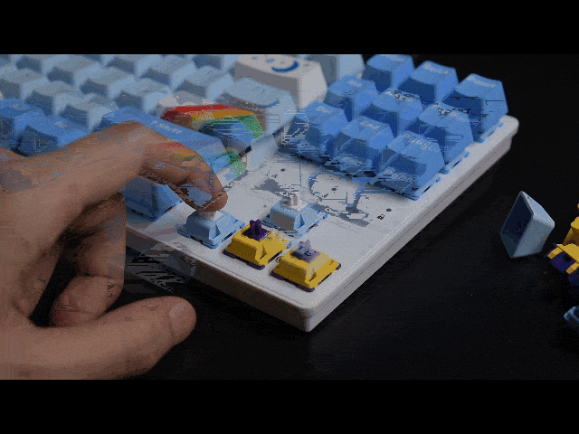 达尔优A87全插拔定制轴机械键盘手感到底如何？